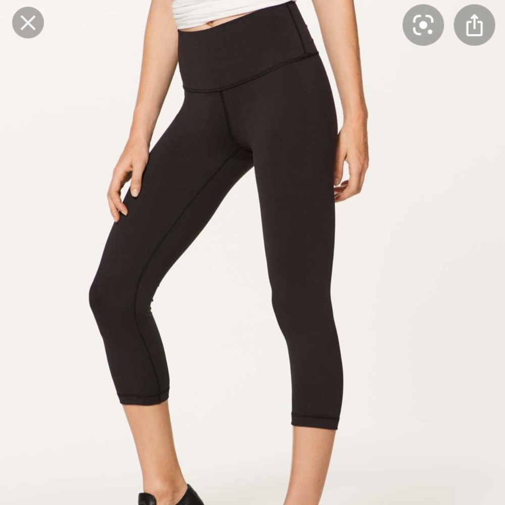 Lululemon WunderUnder high waisted cropped legging
